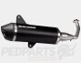 Malossi RX Black Exhaust System- Vespa GTS 300 Euro5