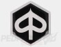 Piaggio Emblem Badge- Black Edition