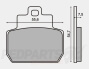 RMS Rear Brake Pads- Piaggio MP3/ X8