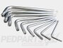 Short Star/ Torx Keys T10-T50- 9 Piece