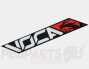 Voca Racing Silencer Sticker- 110x40mm
