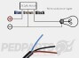 Waterproof Handlebar Switch- Lights/ On/Off